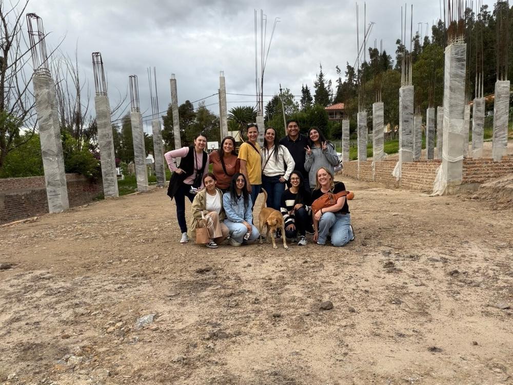 The Aperador family with our team in Sogamoso, Colombia