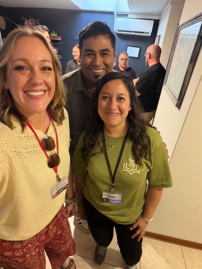 Pastor Samuel and Rebecca with Rochelle